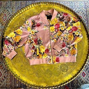 Floral Bomber Jacket